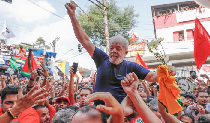 foto: Lula en ser alliberat de presó (fiscalia de Cuba)