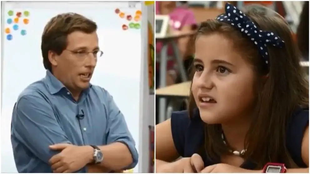 nina indignada amb la resposta del batle de Madrid sobre l'Amazones