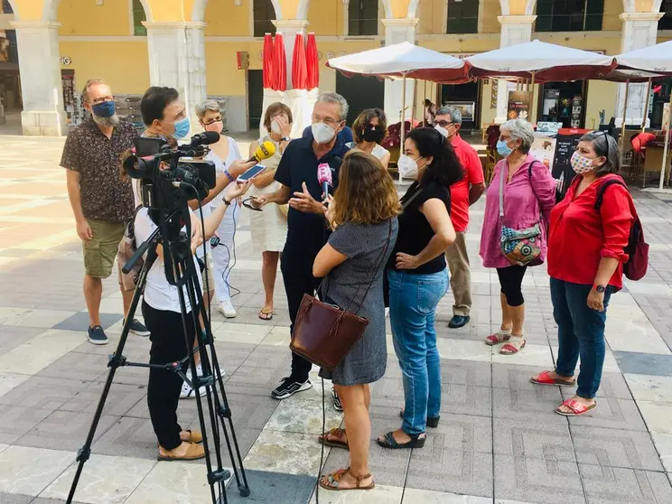 imatges de la roda de premsa de Zona Zero (palma xxi)