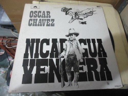 portada del disc d&#39;Oscar Chávez, Nicaragua Vencerá