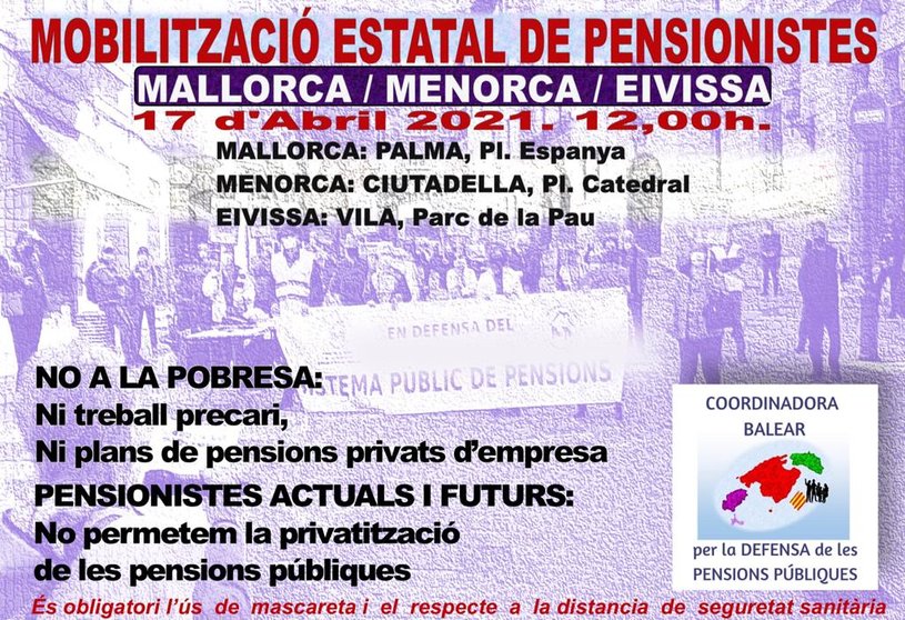 mobilització de pensionistes