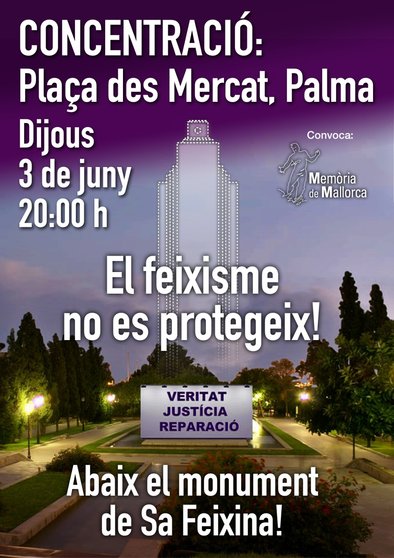 cartell convocatòria Memòria de Mallorca