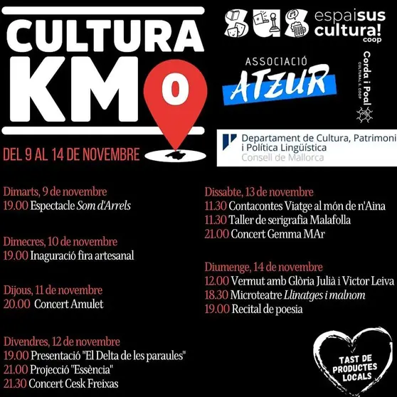 CARTELL CULTURA KM0