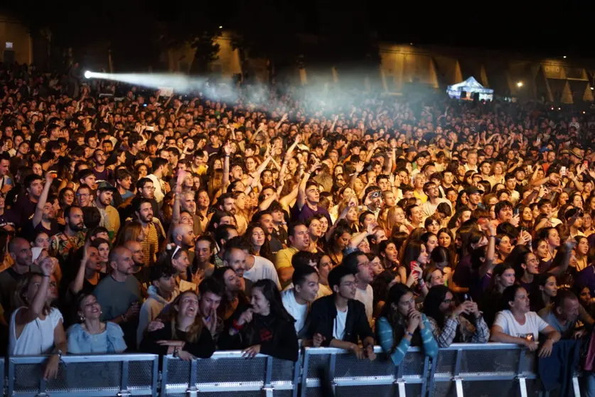 Imatge del concert d'Antònia Font, a l'Acampallengua d'enguany a Sa Pobla (Joves de Mallorca per la Llengua)