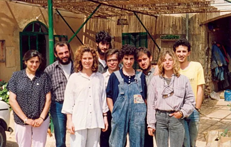Primer equip de la cooperativa (foto: Jovent)