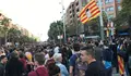 Tercer dia de mobilitzacions, a l'Avinguda Monumental de Barcelona. foto: Margalida Munar