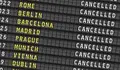 imatge de vols cancel·lats a l&#39;inici de la pandèmia