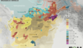 Mapa de les ètnies a l'Afganistan (El Orden Mundial)