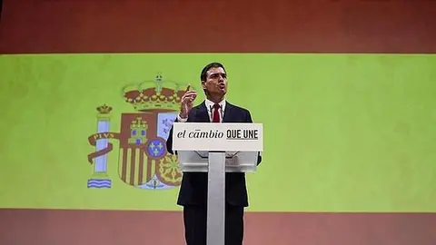Pedro Sánchez, l&#39;abanderat