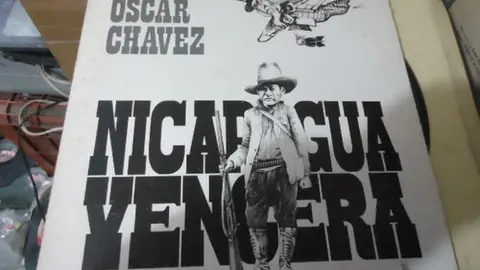 portada del disc d&#39;Oscar Chávez, Nicaragua Vencerá