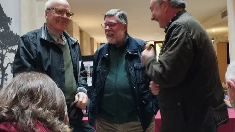 Antonio Casero amb Miquel Rosselló i Josep Valero
