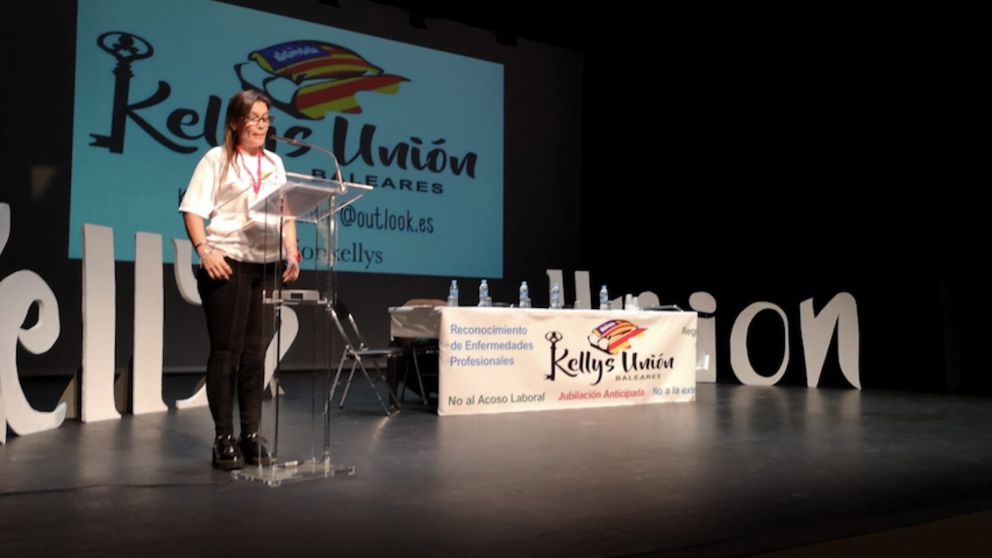 Sara del Mar, presidenta de Kellys Unión Balear