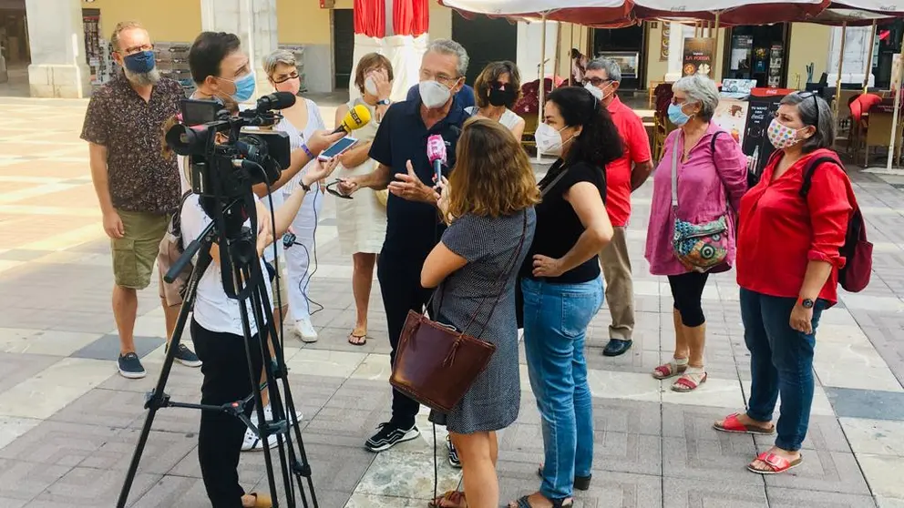 imatges de la roda de premsa de Zona Zero (palma xxi)