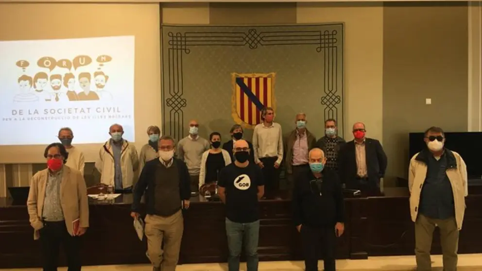 imatge de la presentació del Fòrum al Parlament