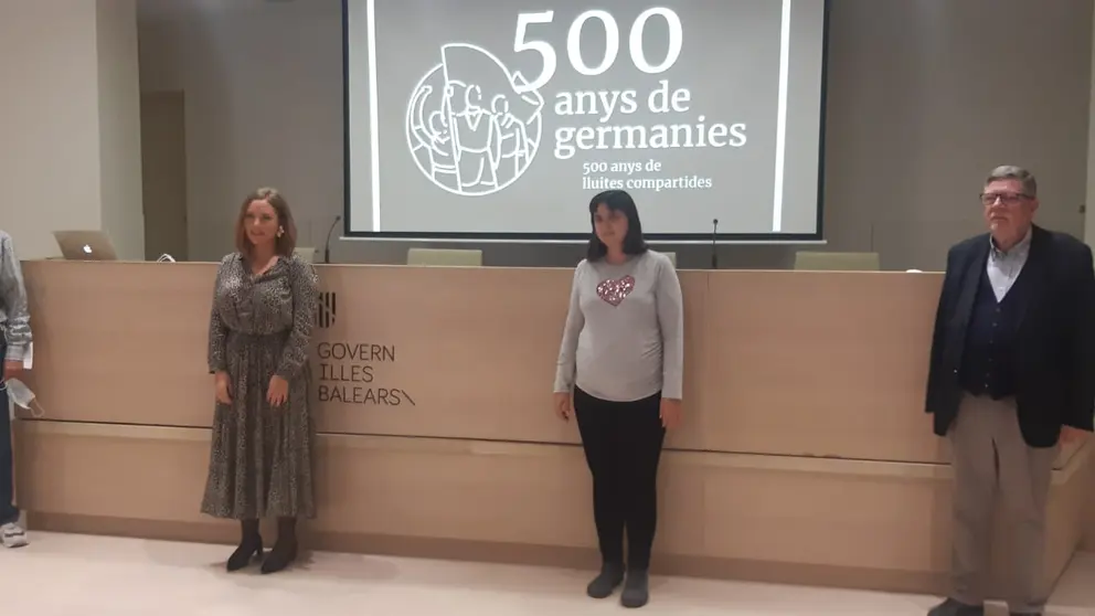 Moment de l'acte de presentació