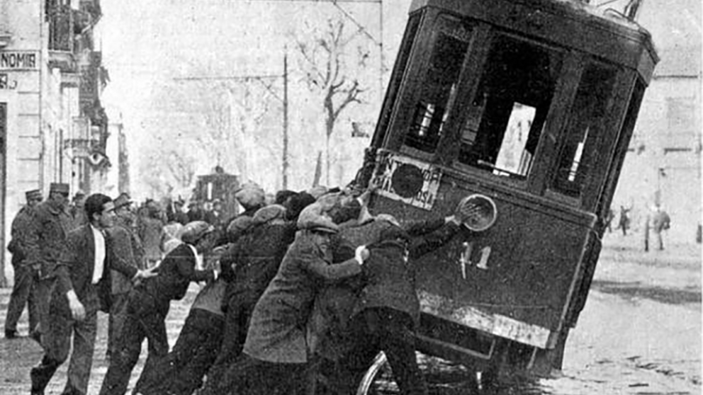 Imatge de la vaga per aconseguir la jornada de 8 hores