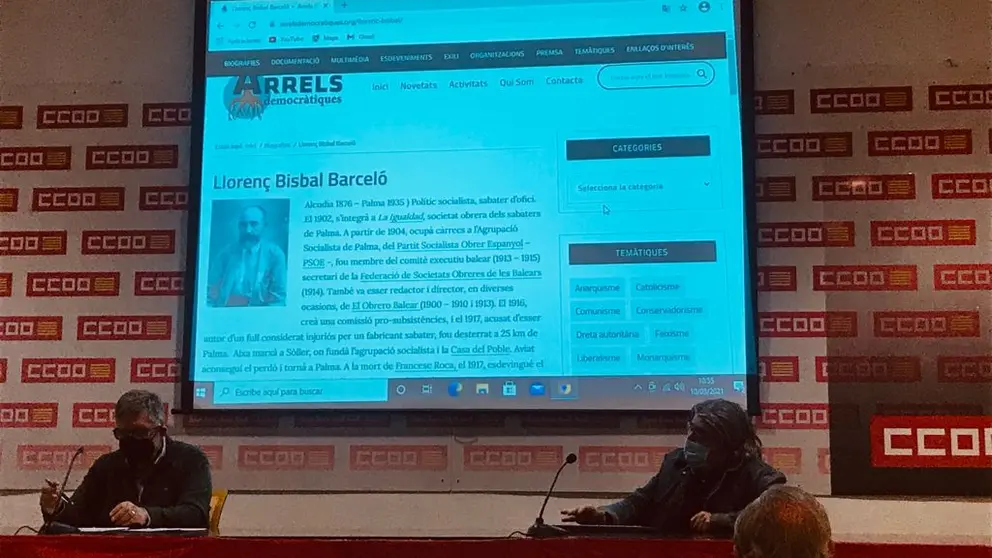 imatge: CCOO+fundacions Darder-Mascaró