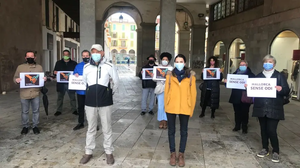 imatge de la roda de premsa de presentació del Manifest