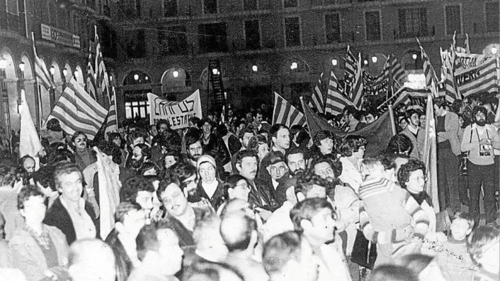 Mobilització del 29 d'octubre de 1977 (arxiu d'UH)