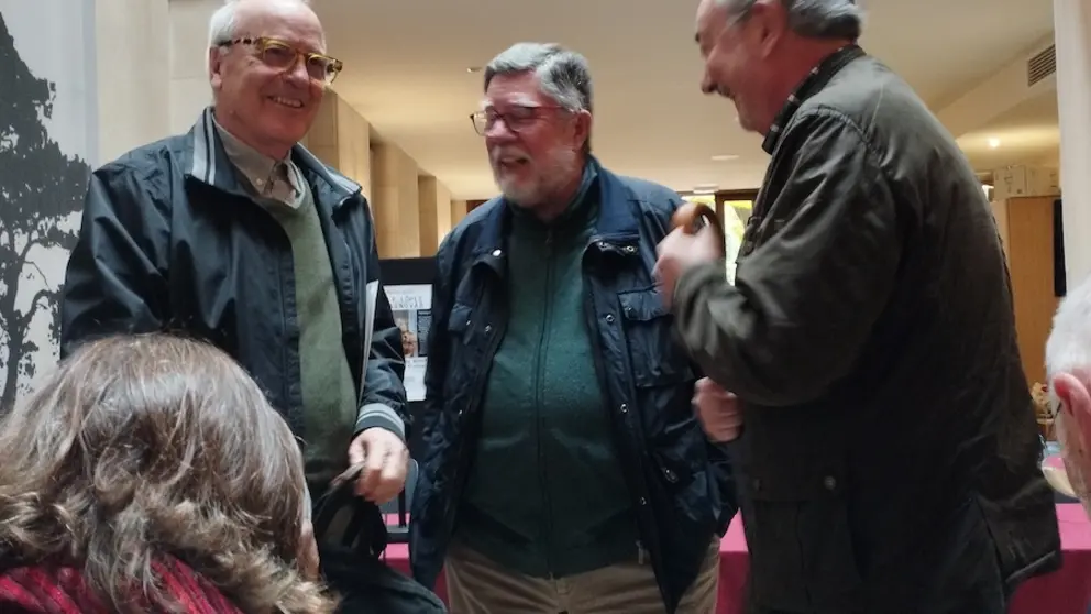 Antonio Casero amb Miquel Rosselló i Josep Valero